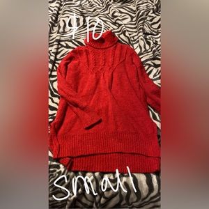 Maurice’s red sweater